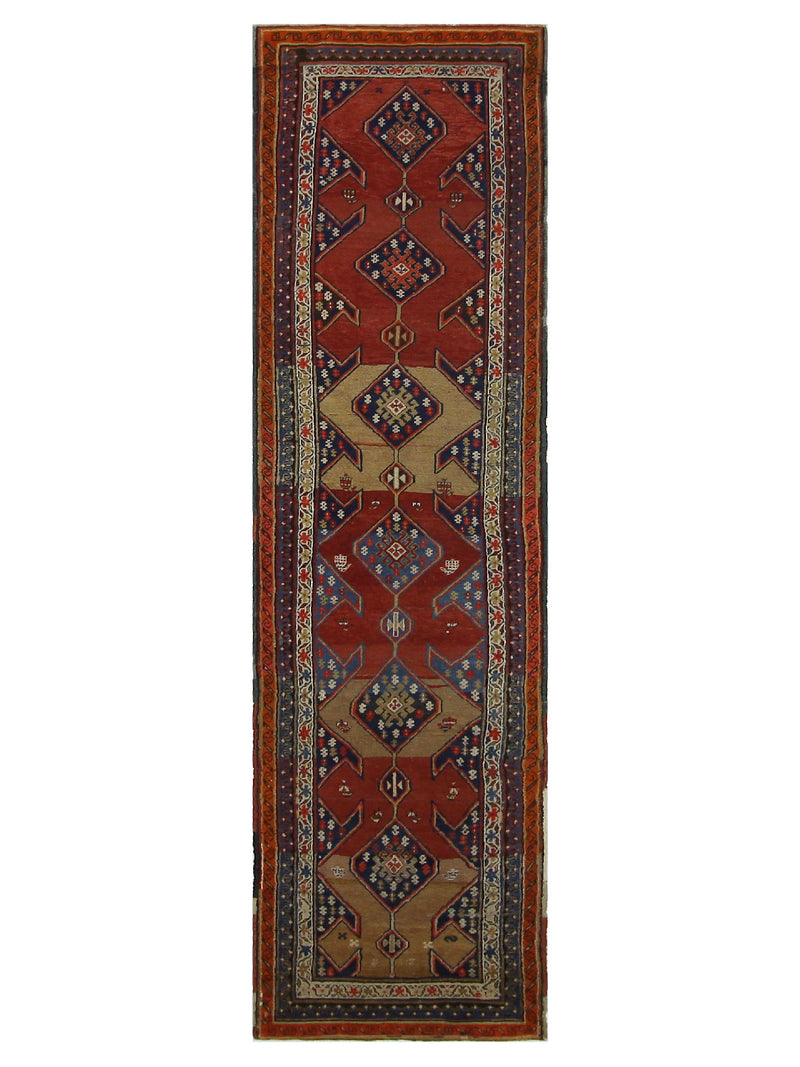 Fasa Antique Karabagh Rust Indigo Traditional