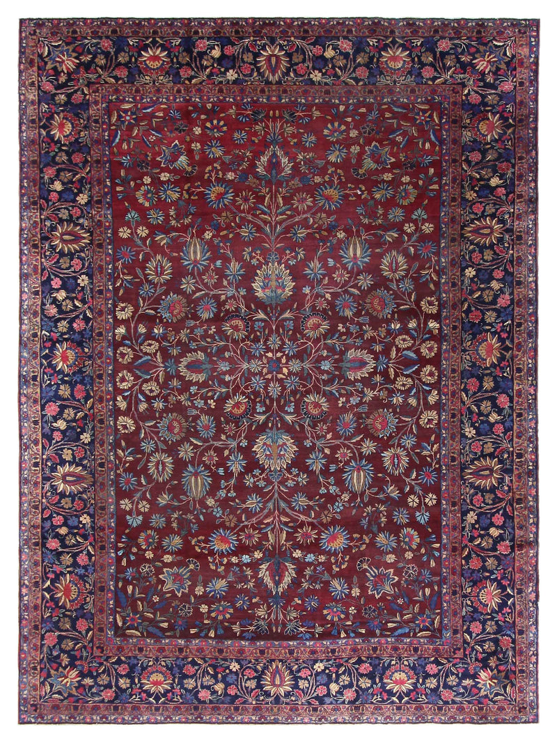Fasa Antique Kerman Rust Indigo Traditional