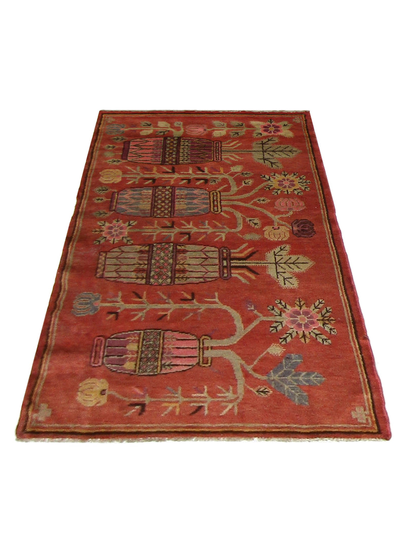 Fasa Antique Samarkand 3365 Rust Red Rust Traditional Antique Rug