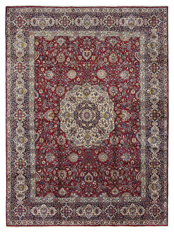 Fasa Antique Kerman  Burgundy Burgundy Traditional
