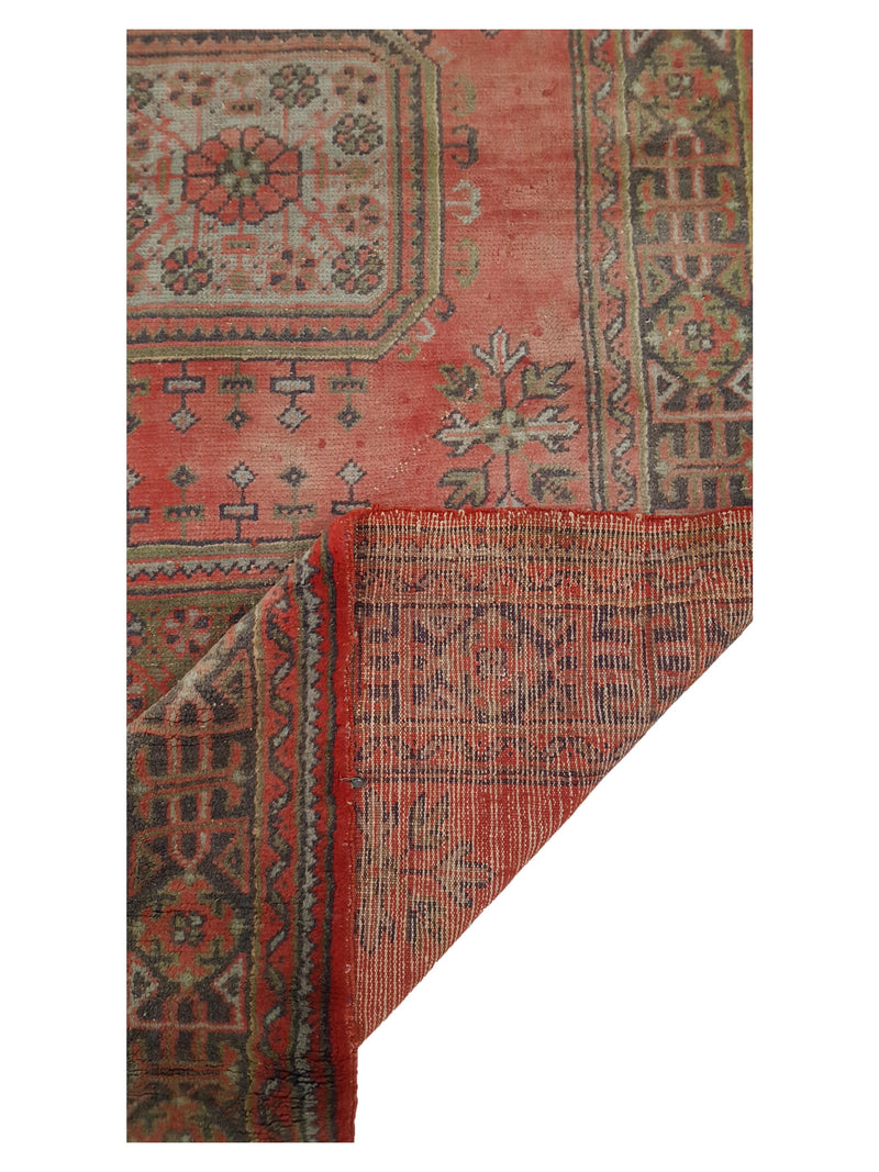Fasa Antique Ushak 4061 Rust Rust Traditional Antique Rug