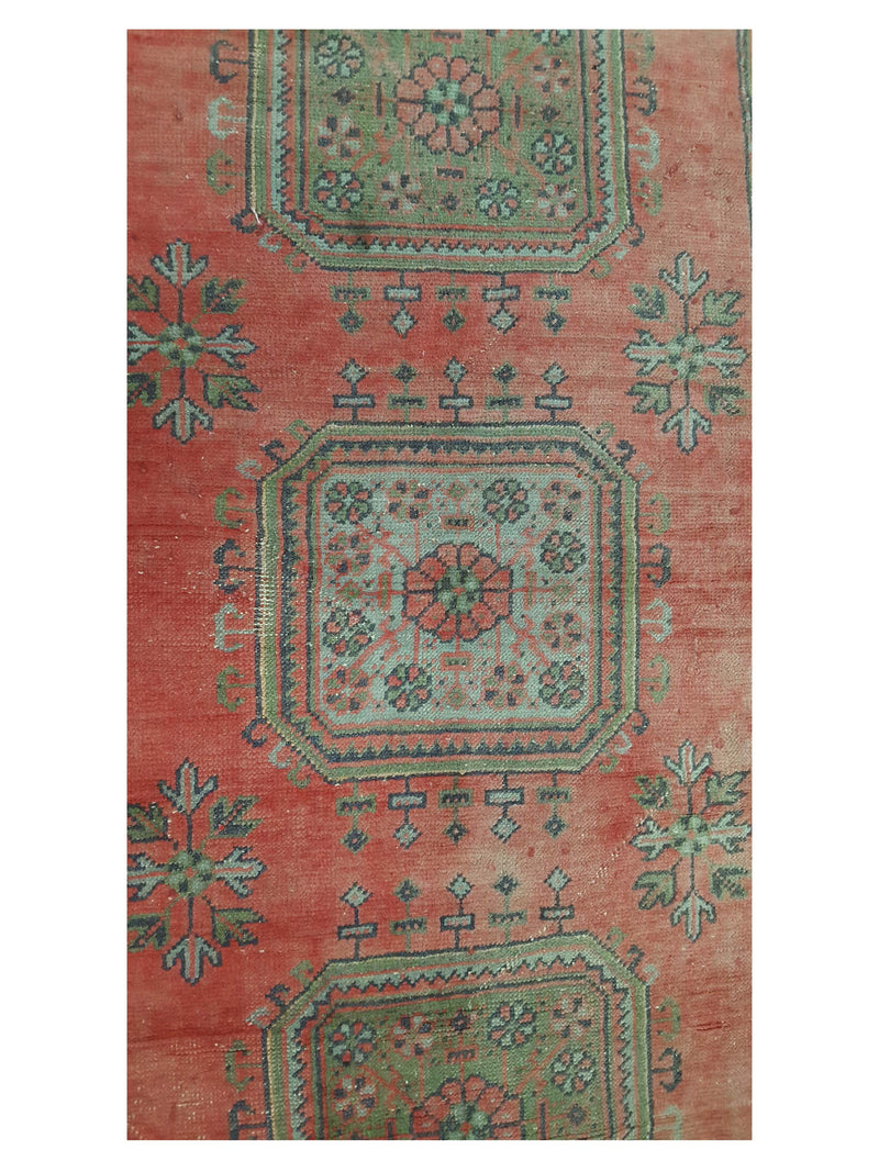Fasa Antique Ushak 4061 Rust Rust Traditional Antique Rug
