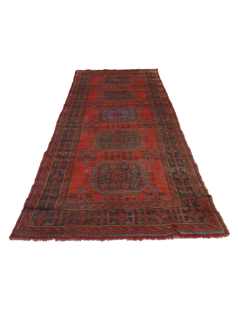 Fasa Antique Ushak 4070 Orange Orange Traditional Antique Rug