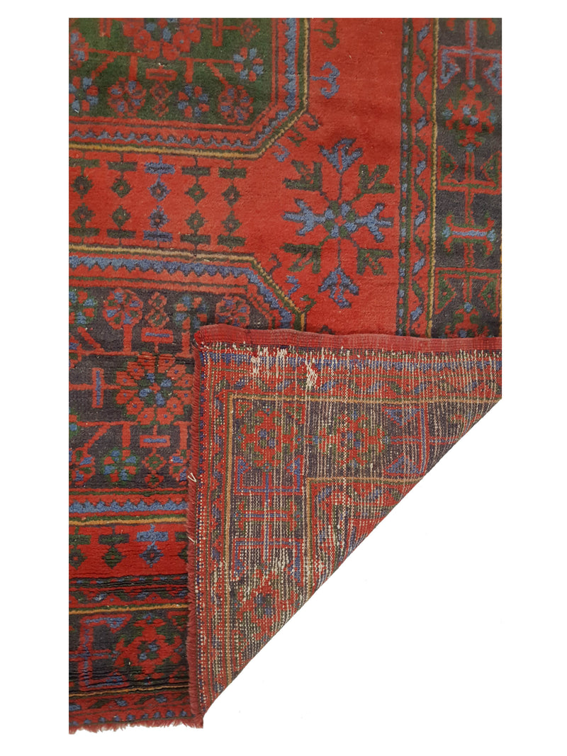 Fasa Antique Ushak 4070 Orange Orange Traditional Antique Rug