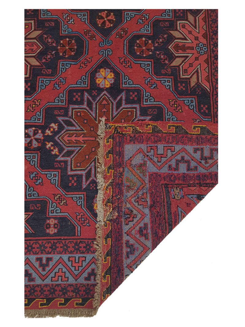 Pacific Summak 4541 Rust Black Traditional Hand Knotted Rug