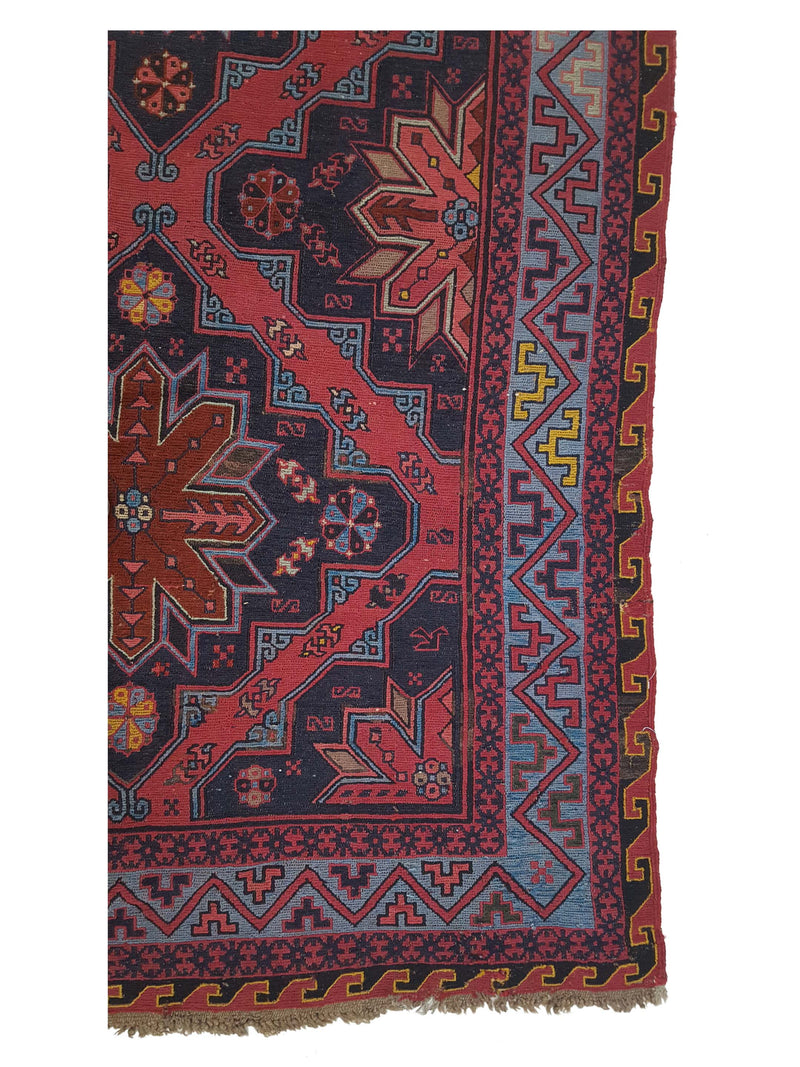 Pacific Summak 4541 Rust Black Traditional Hand Knotted Rug