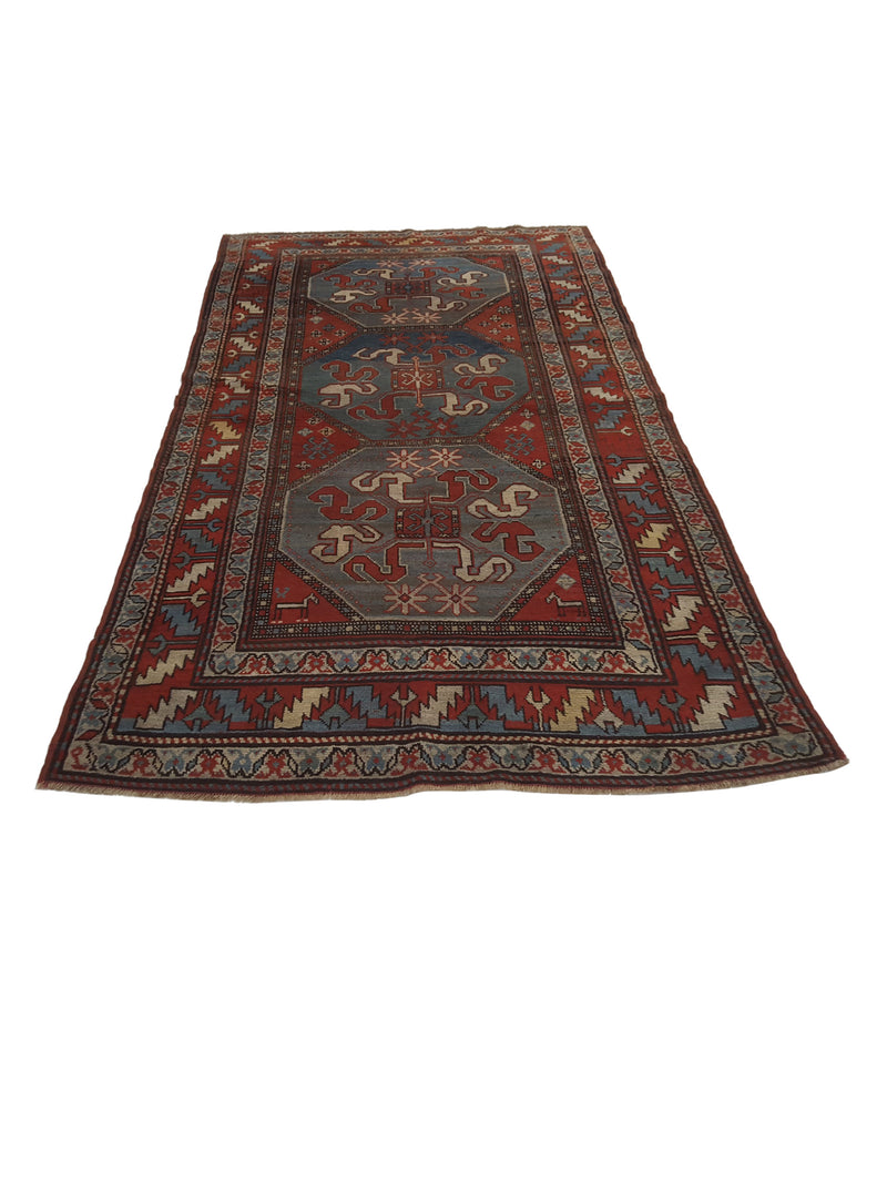 Fasa Antique Lankaran 7603 Rust Rust Traditional Antique Rug