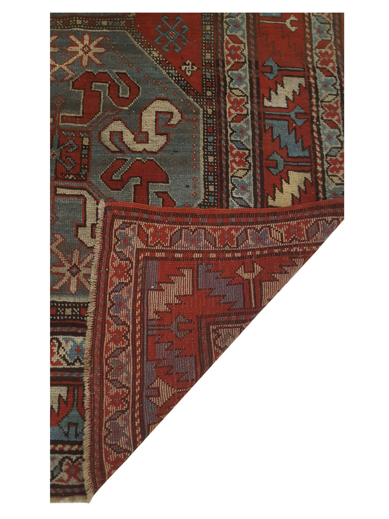 Fasa Antique Lankaran 7603 Rust Rust Traditional Antique Rug