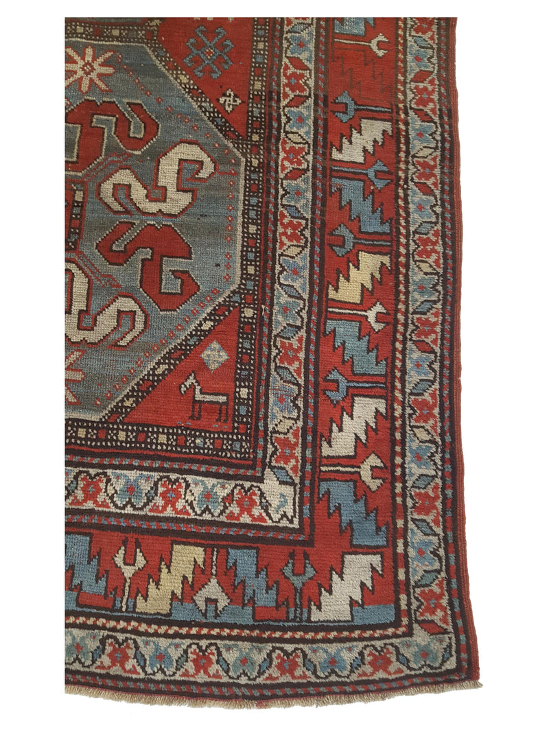 Fasa Antique Lankaran 7603 Rust Rust Traditional Antique Rug