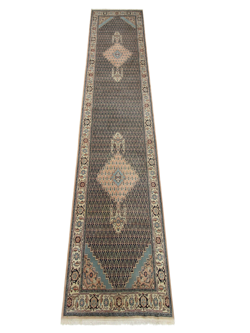 Pacific Bucharest 10142 Navy Pink Traditional Hand Knotted Rugs