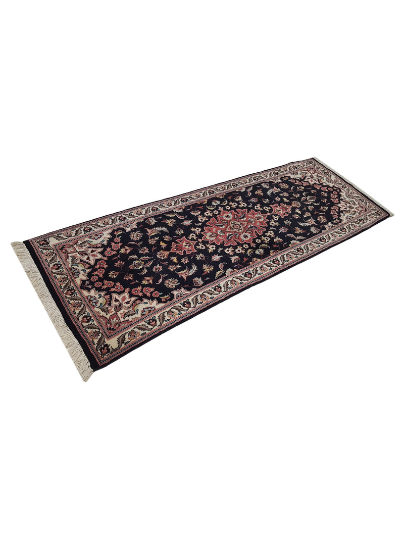 Pacific Classic 11700 Black Ivory Traditional Hand Knotted Rug