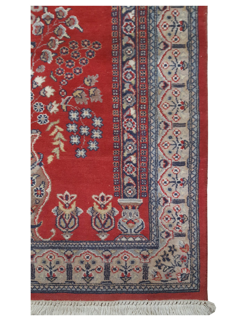Pacific Classic 11730 Red Ivory Transitional Hand Knotted Rug