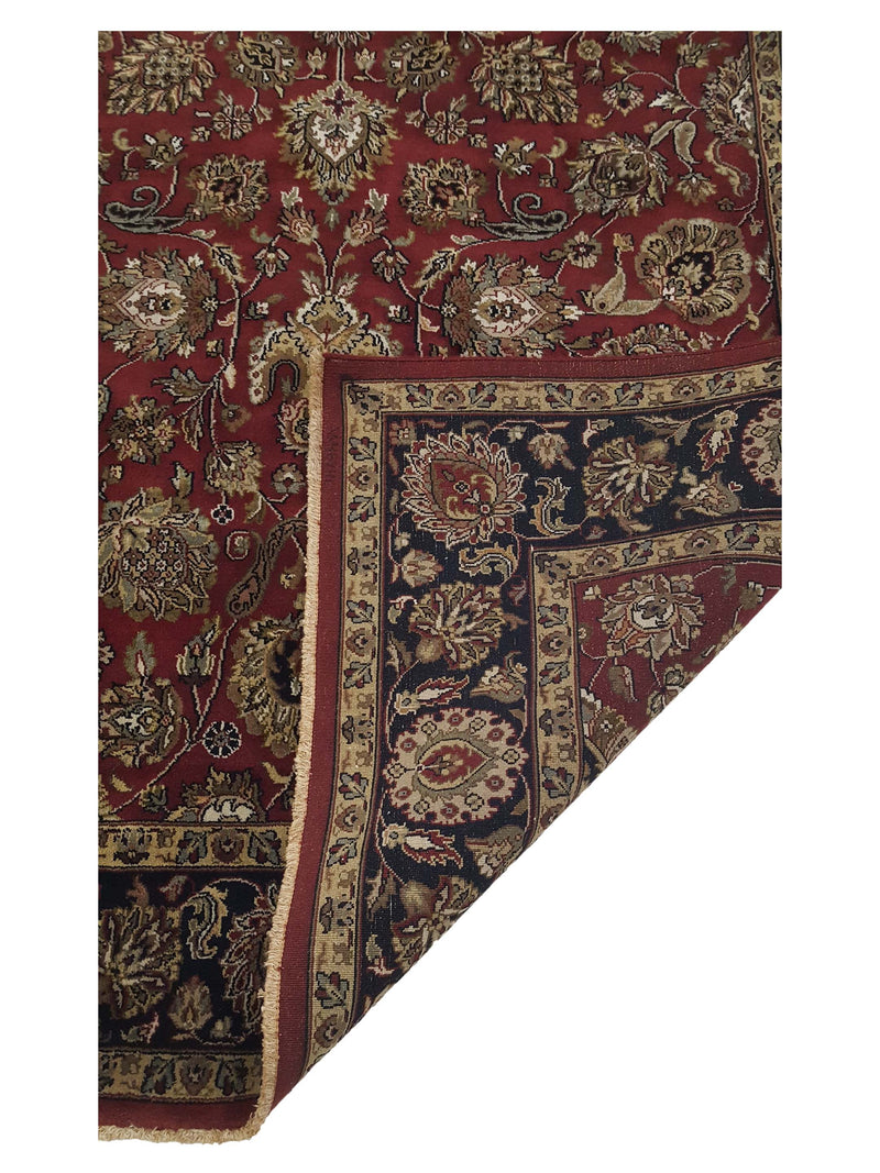 Pacific Serene 12492 Red Black Traditional Hand Knotted Rug