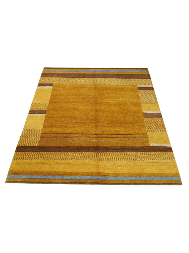 Pacific Gabbeh-In 12571 Mustard Multi Transitional Hand Knotted Rug