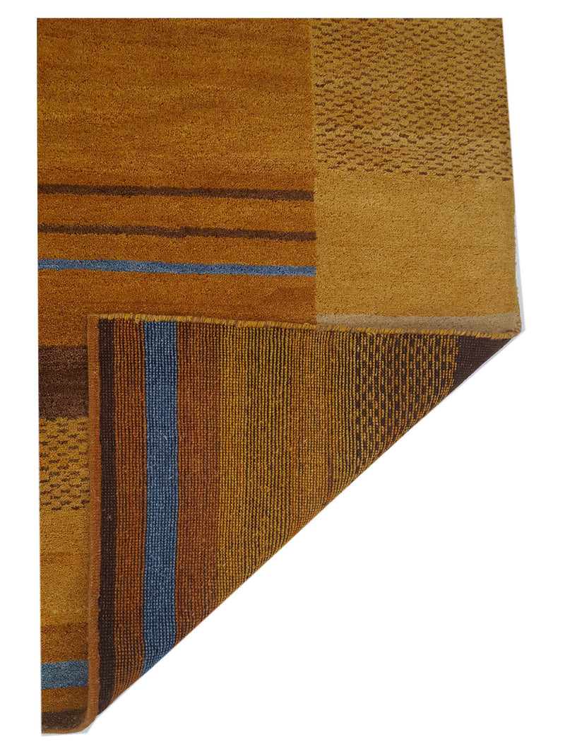 Pacific Gabbeh-In 12571 Mustard Multi Transitional Hand Knotted Rug