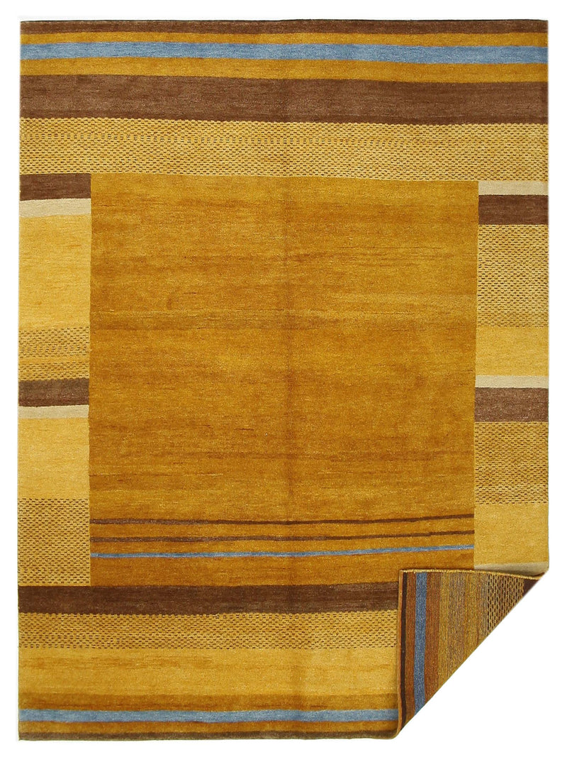 Pacific Gabbeh-In 12571 Mustard Multi Transitional Hand Knotted Rug