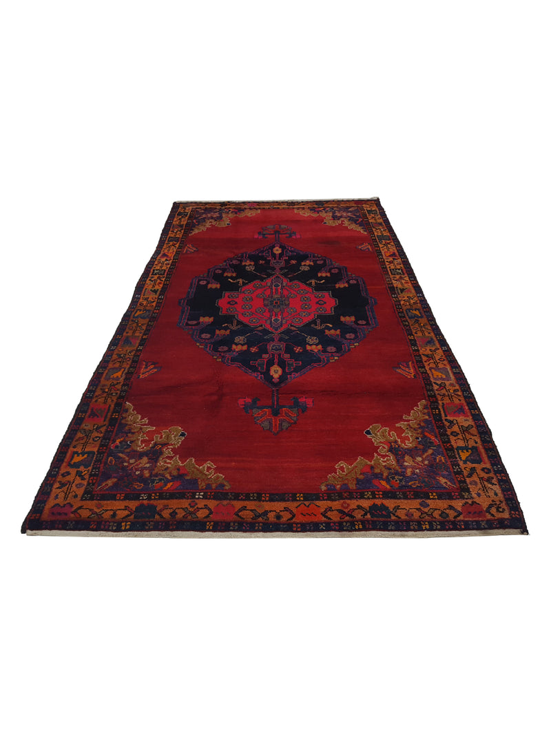 Pacific Bakhtiyari 13653 Red Gold Traditional Hand Knotted Rug