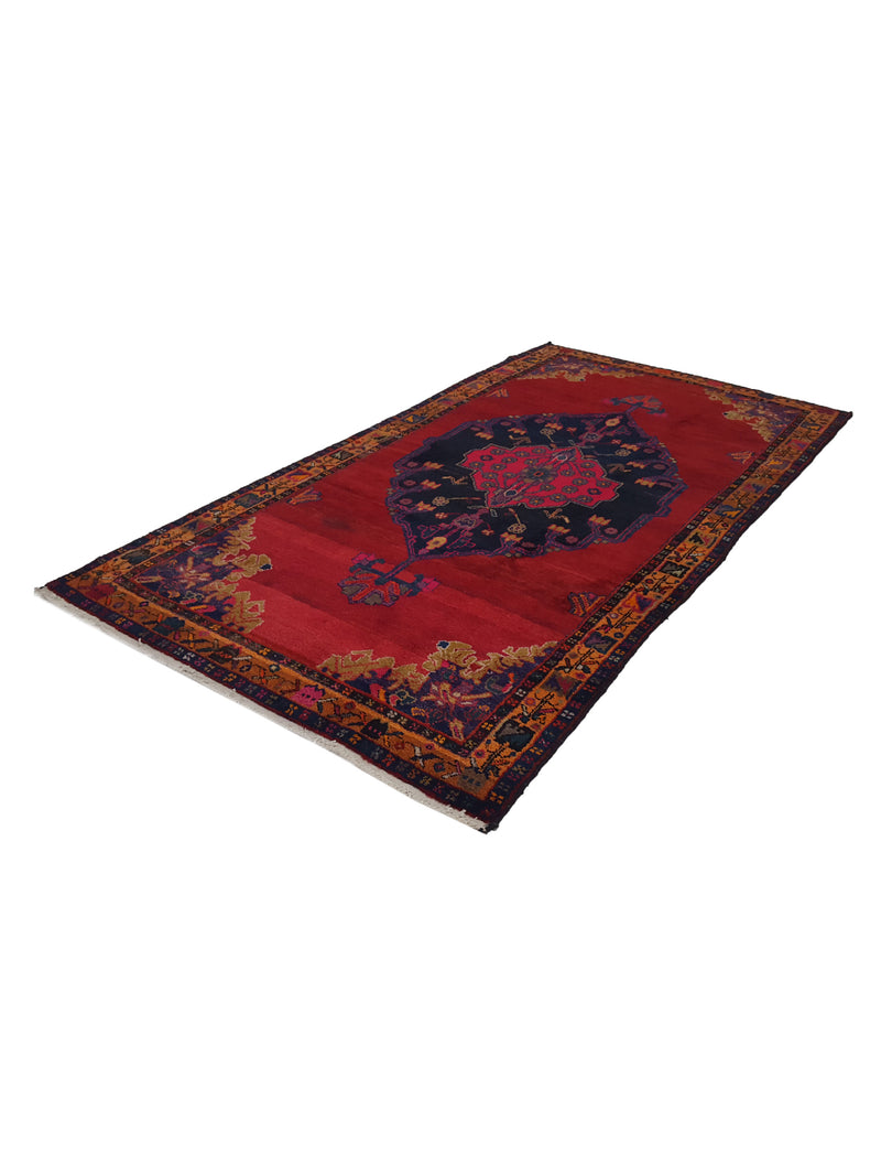 Pacific Bakhtiyari 13653 Red Gold Traditional Hand Knotted Rug