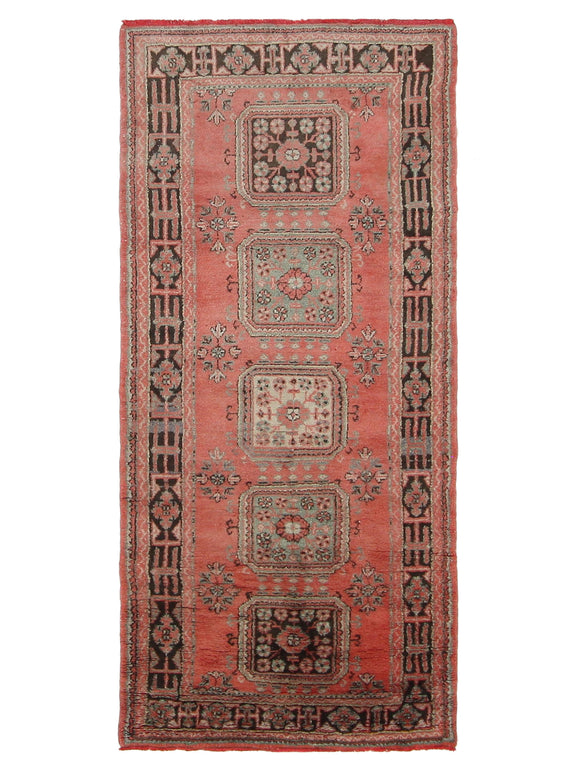 Fasa Antique Ushak  Orange Charcoal Traditional