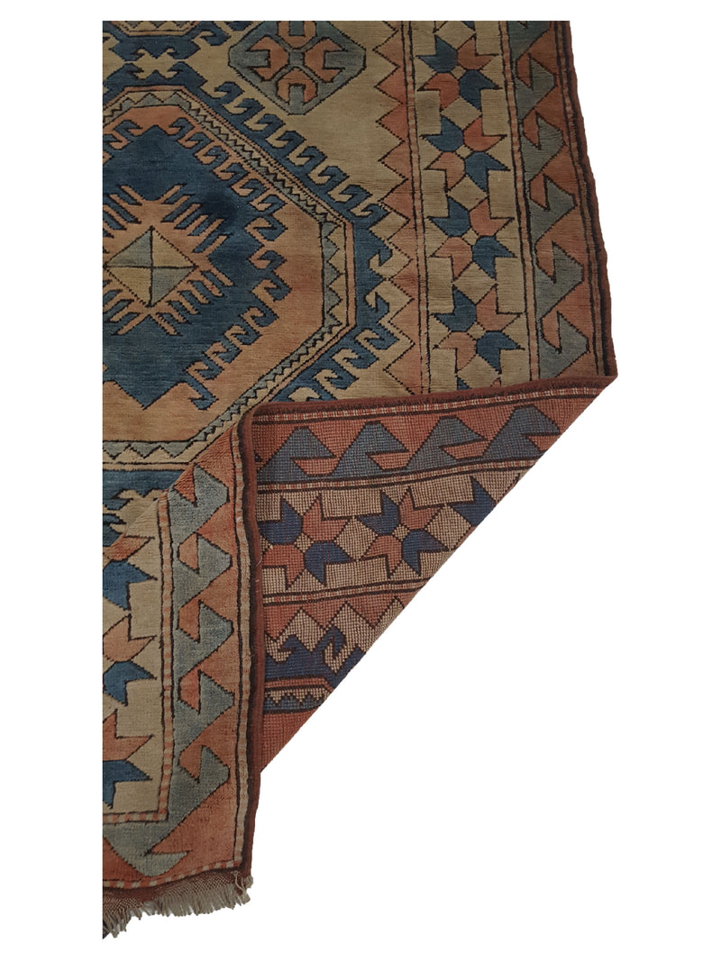 Pacific Milas 13712 Blue Beige Traditional Hand Knotted Rug