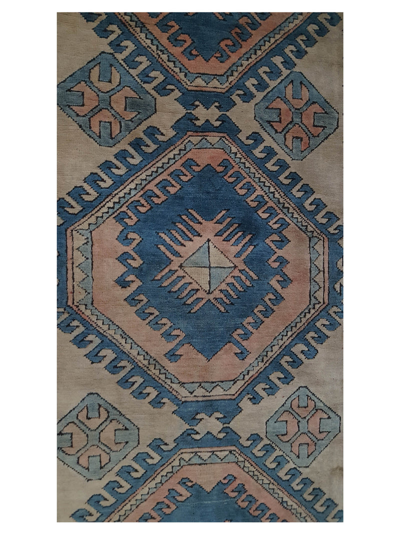 Pacific Milas 13712 Blue Beige Traditional Hand Knotted Rug