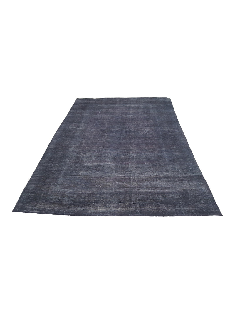 Pacific Overdyed 13741 Grey Grey Transitional Hand Knotted Rug