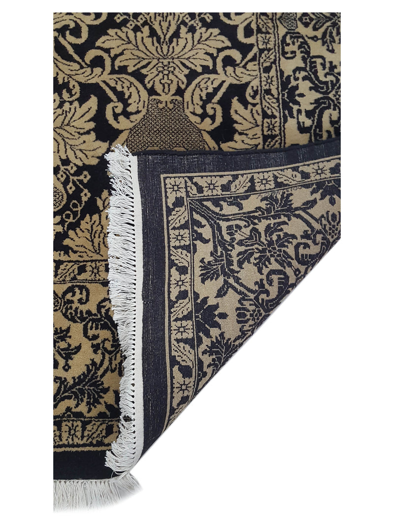 Pacific Ta Royal TA-13775 Black Beige Traditional Hand Knotted Rug