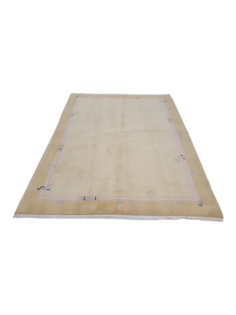 Pacific Tibet 13813 Gold Camel Transitional Hand Knotted Rug