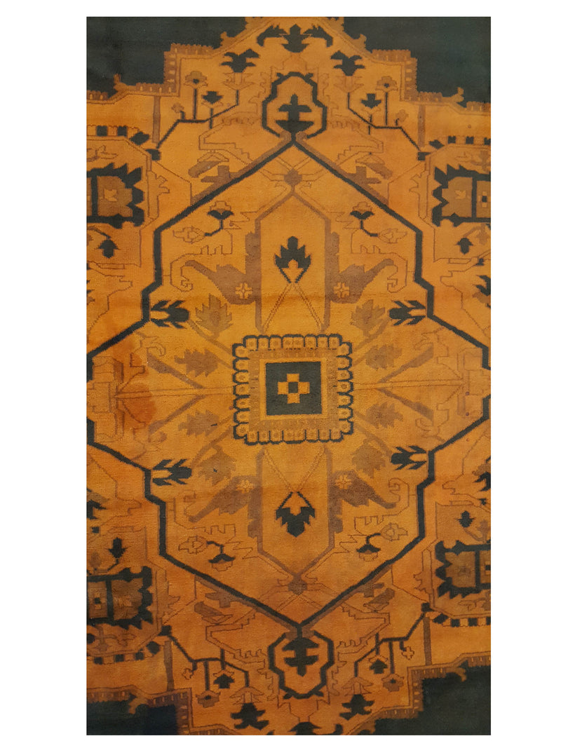 Pacific Turkestan 13850 Orange Brown Traditional Hand Knotted Rug