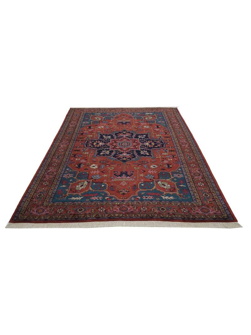 Pacific Turkestan 13853 Rust Rust Traditional Hand Knotted Rug
