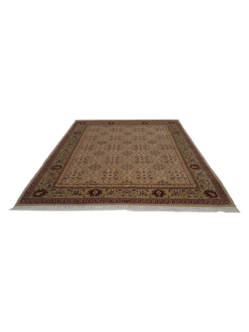 Pacific Ziegler 13859 Green Green Transitional Hand Knotted Rug