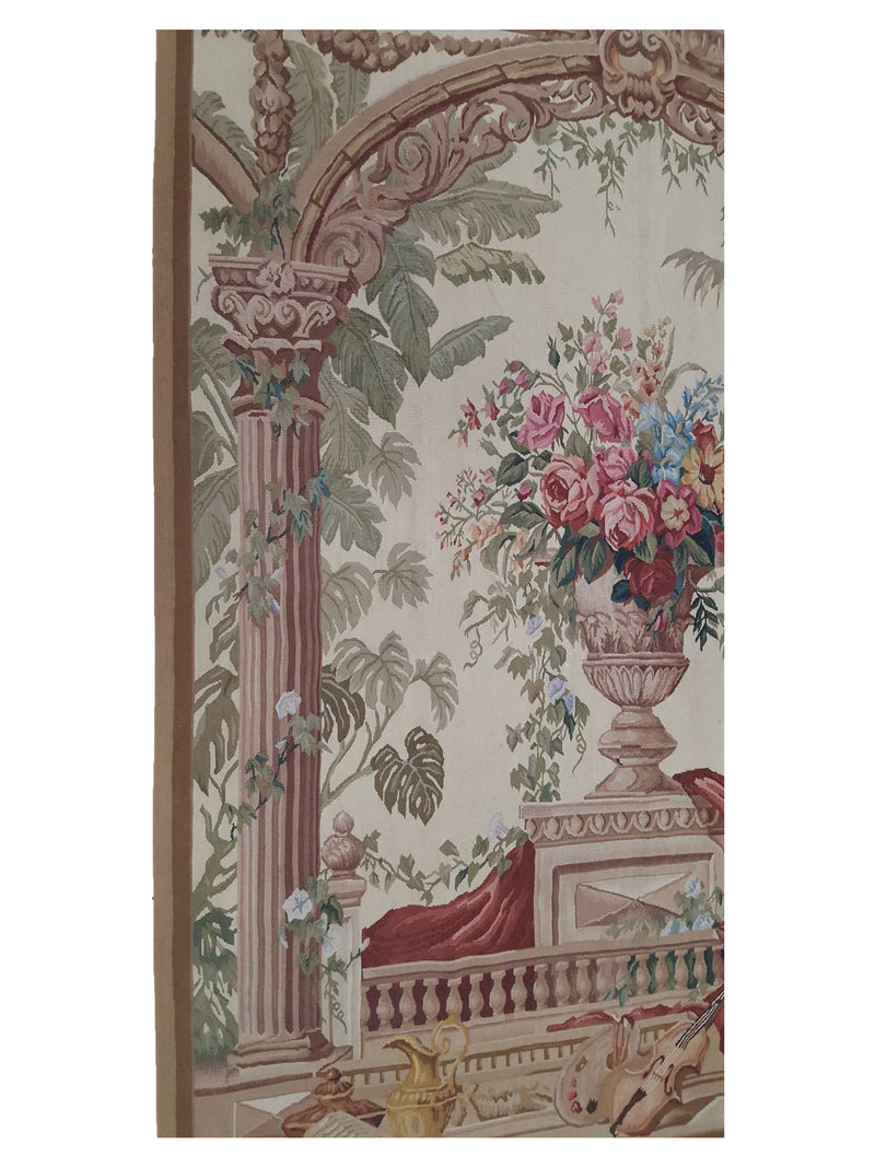 Pacific Tapestry 5774 Ivory Multi Tapestry Hand Knotted Rug