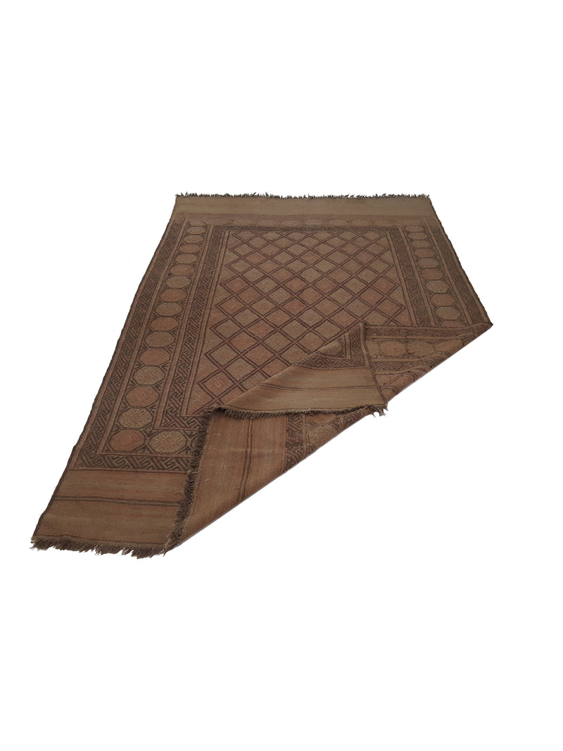 Pacific Uzbak 14154 Brown Brown Transitional Hand Knotted Rug