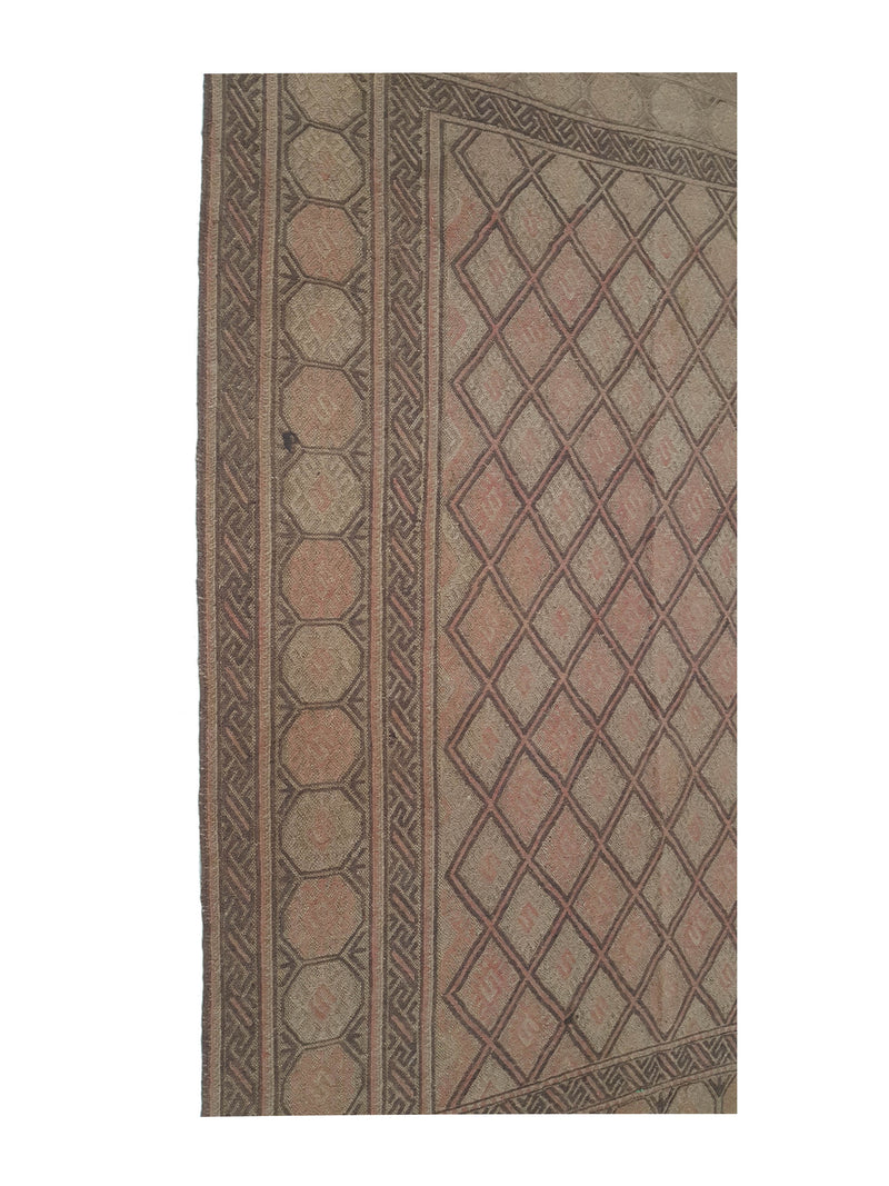 Pacific Uzbak 14154 Brown Brown Transitional Hand Knotted Rug