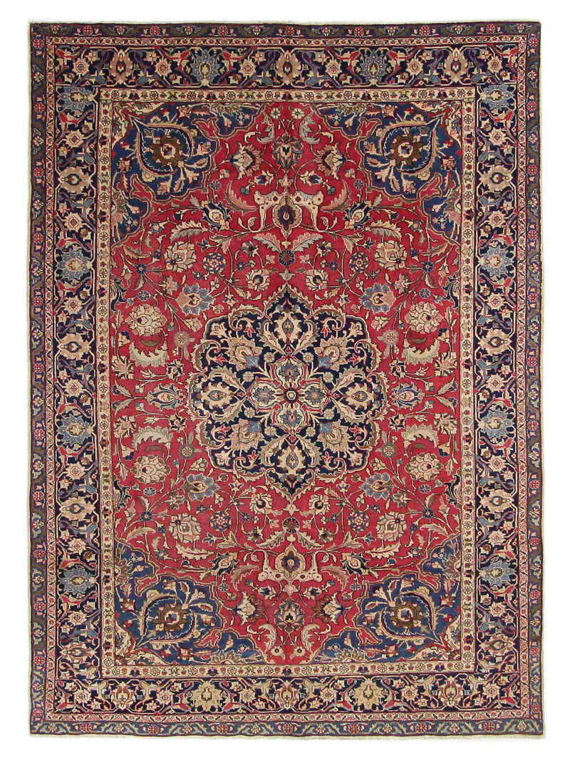 Fasa Antique Khoy Red Indigo Traditional