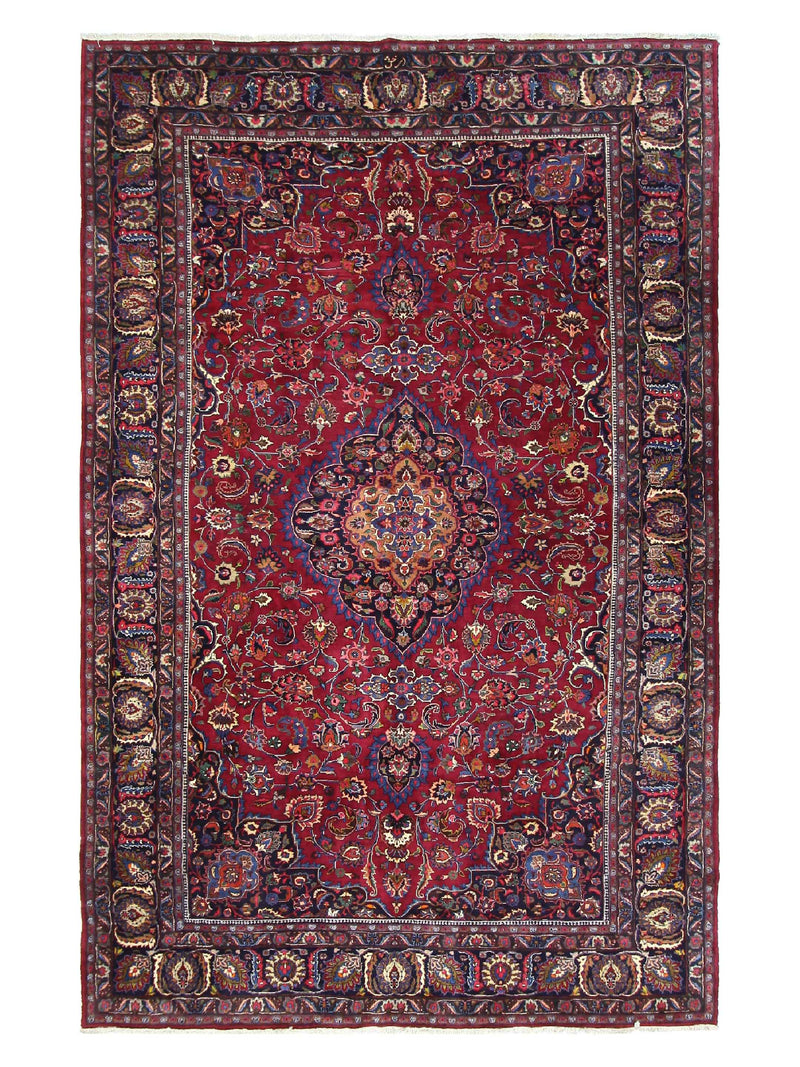 Pacific Mashad Burgundy Navy Traditional