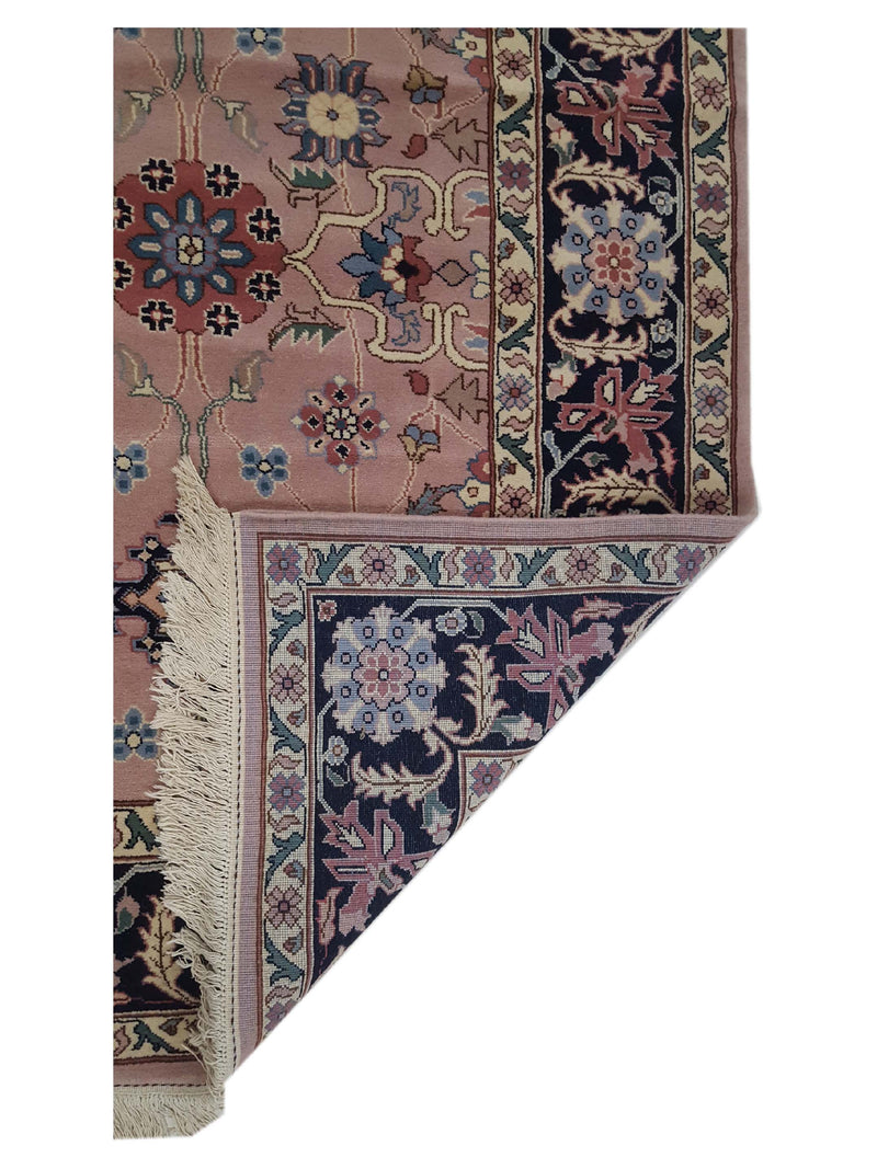 Pacific Heriz-Rm 14521 Pink Black Traditional Hand Knotted Rug