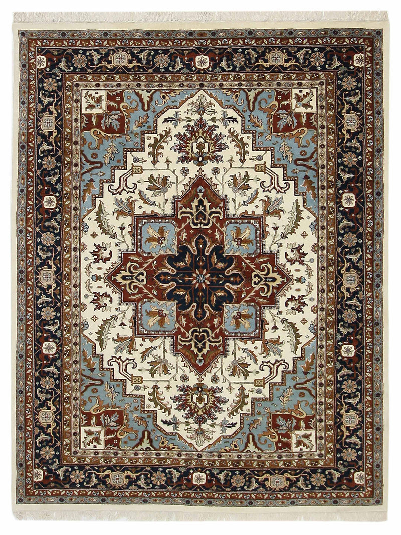 Pacific Indo Ivory Navy Traditional