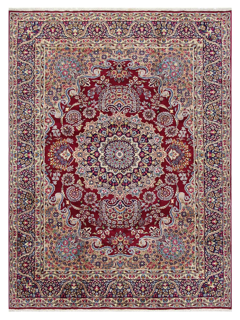 Pacific Kerman Burgundy Navy Traditional