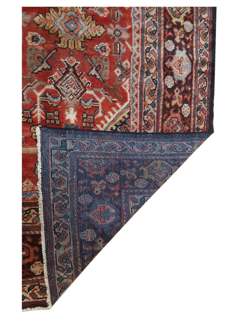 Pacific Mahal 14563 Black Red Traditional Hand Knotted Rug