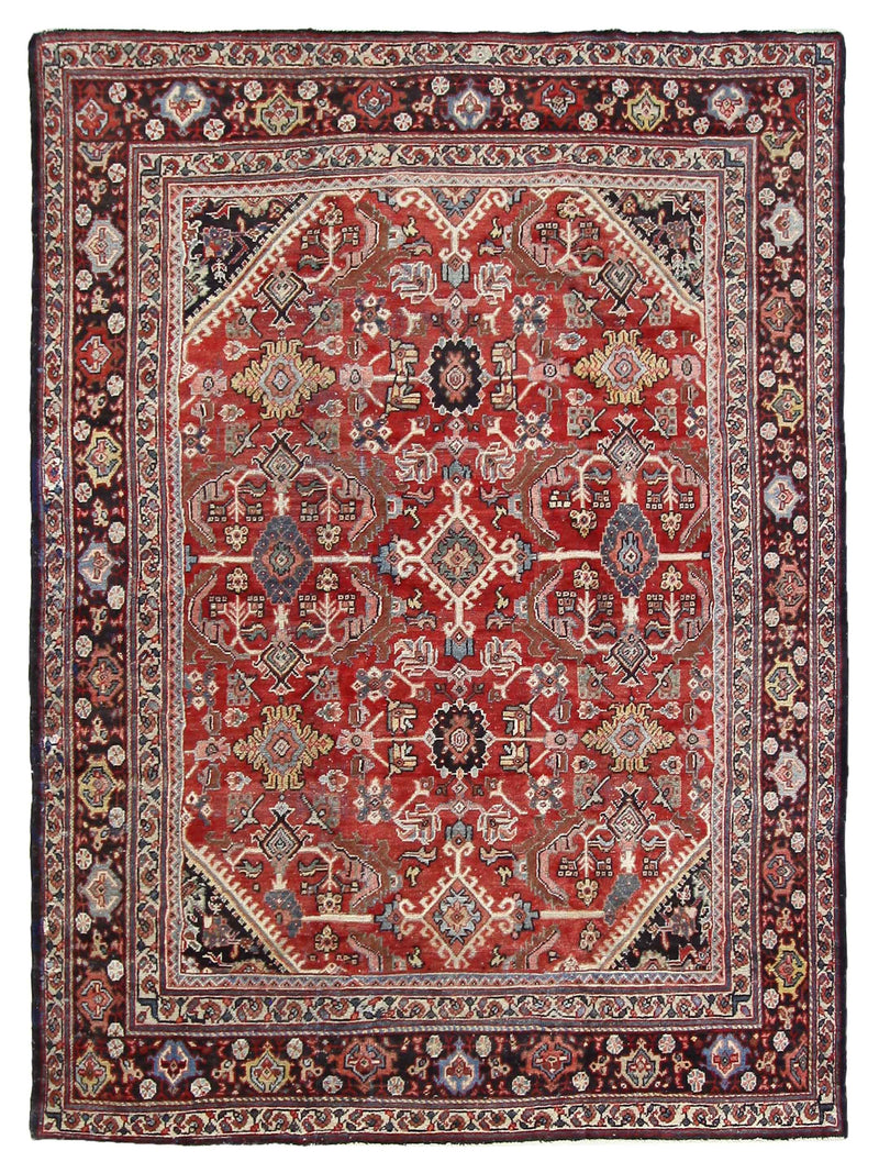 Pacific Mahal Black Red Traditional