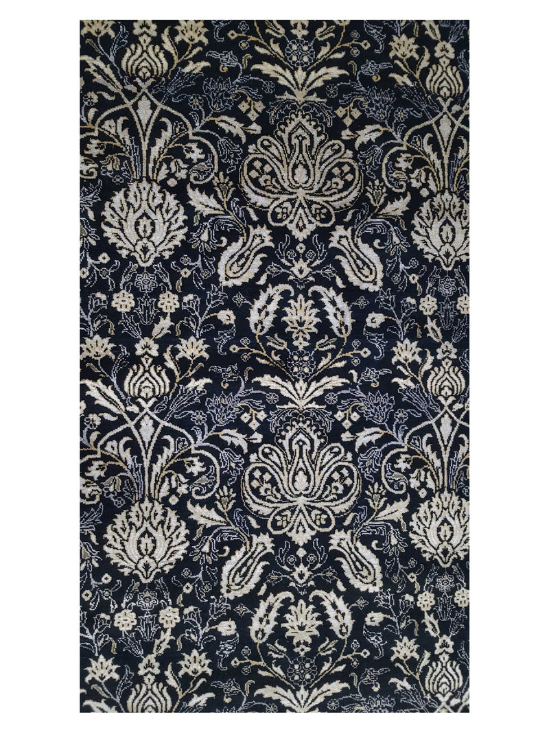 Pacific Venus 14589 Black Black Transitional Hand Knotted Rug