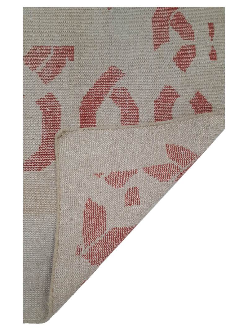 Pacific Water Colors 14620 Red Ivory Modern Hand Knotted Rug