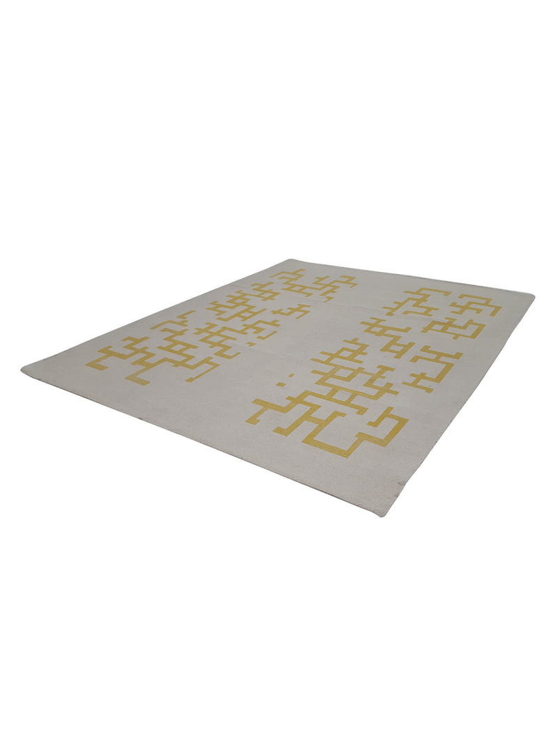 Pacific Water Colors 14622 Beige Gold Modern Hand Knotted Rug