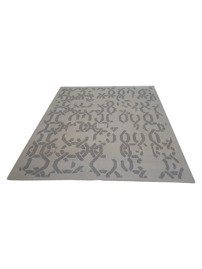Pacific Water Colors 14630 Ivory Grey Modern Hand Knotted Rug