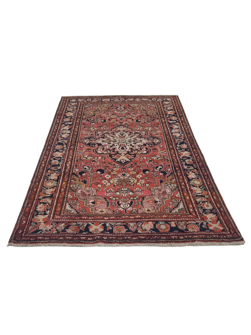 Pacific Lilian 14774 Red Black Traditional Hand Knotted Rug