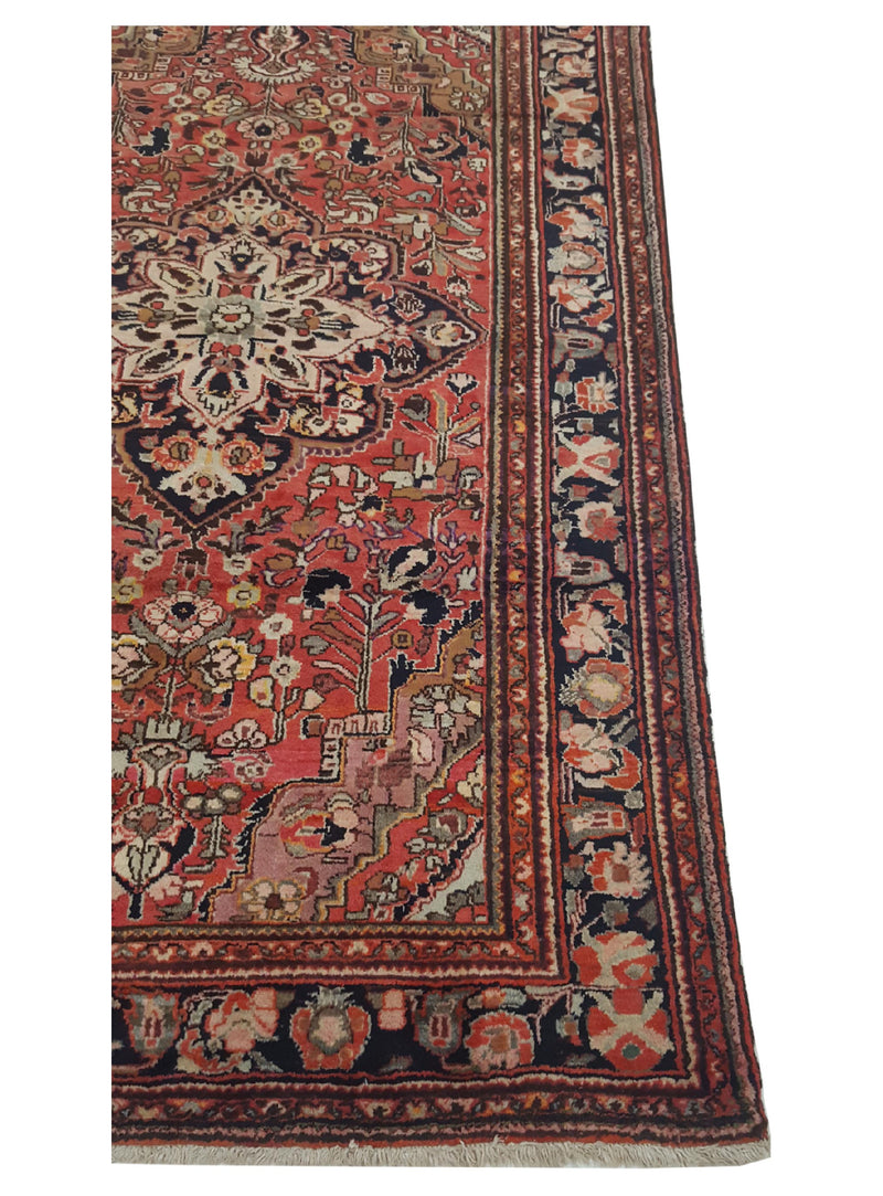Pacific Lilian 14774 Red Black Traditional Hand Knotted Rug