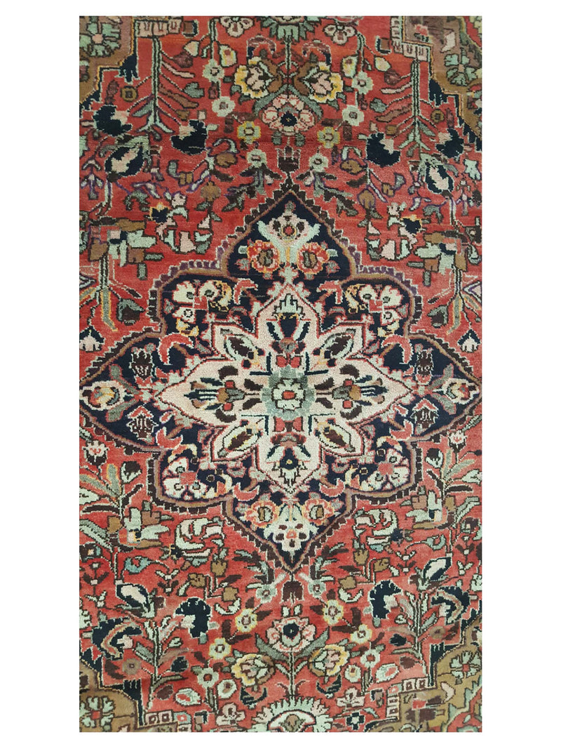 Pacific Lilian 14774 Red Black Traditional Hand Knotted Rug