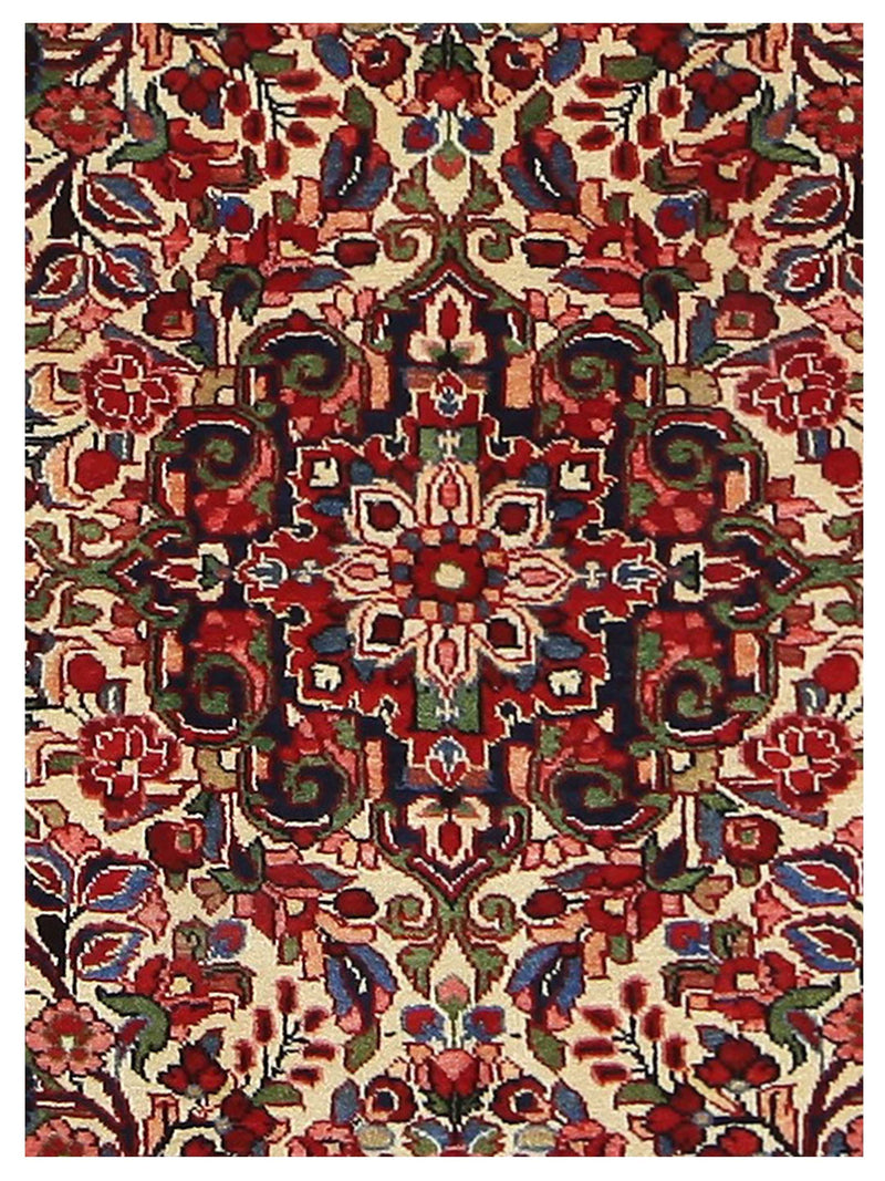 Pacific Hamadan 14775 Navy Red Traditional Hand Knotted Rug