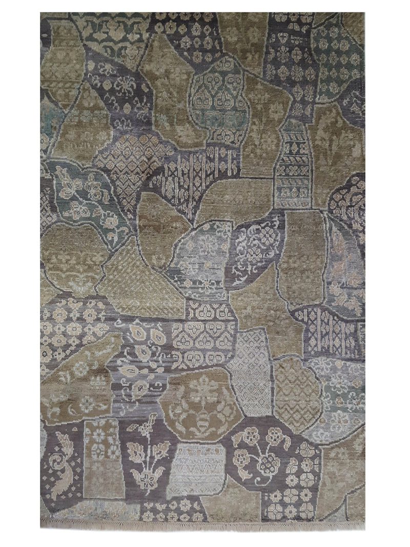 Pacific Venus 16209 Multi Multi Modern Hand Knotted Rug